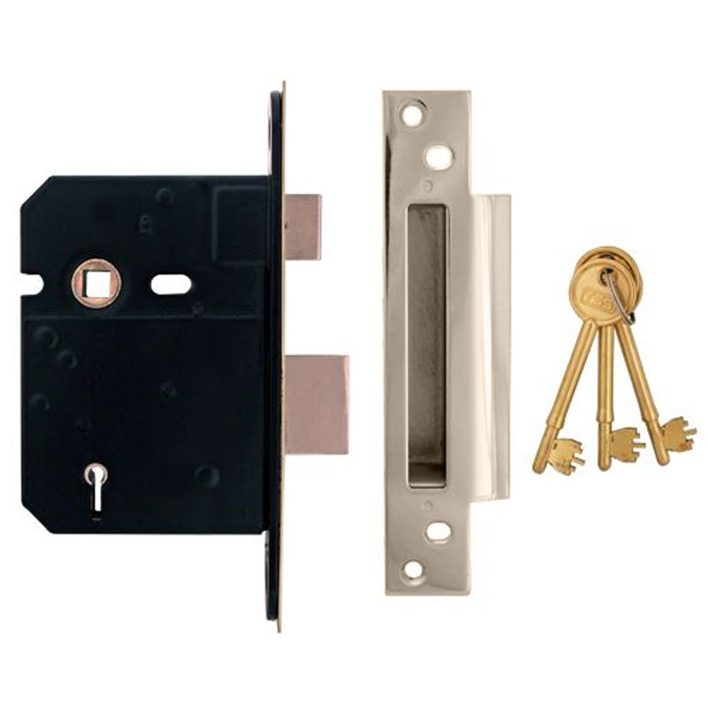 TSS British Standard 5 Lever Sashlock 81mm SC (TSS3LMSL25B)