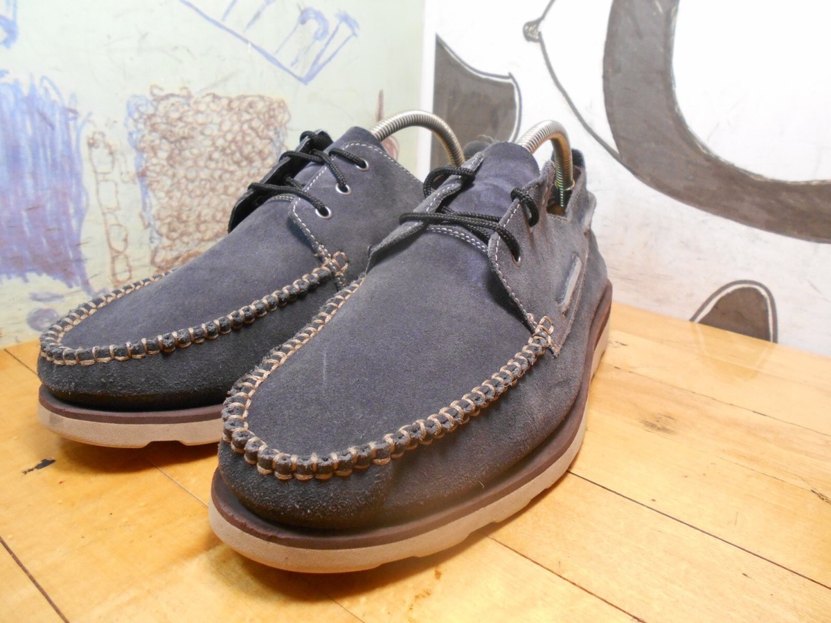 コロンビア　SALE Clarks Blue Suede Boat Shoes Men's 10M #13285 | eBay