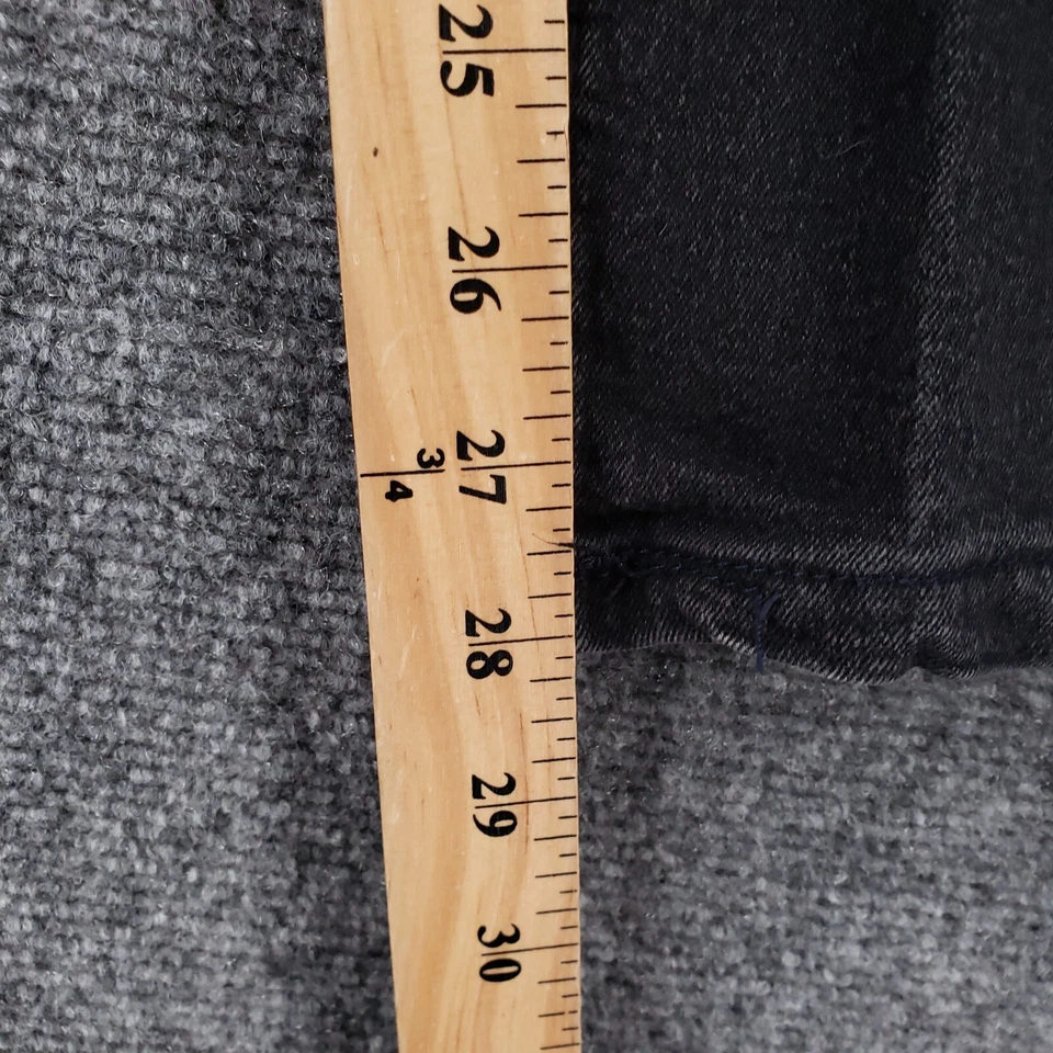 Lucky Brand Jeans Boys 14 Black Authentic Skinny Dark Wash Stretch Distressed - Image 4 of 4