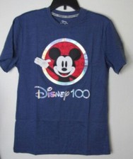 Disney Adult Unisex 100th Anniversary Graphic Short Sleeve Crewneck Tee S, M L