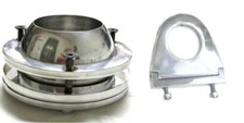 Universal 2 Swivel Base Floor Mount 2 Chrome Steering Column Drop Combo Set Universal 2 Swivel Base Floor Mount 2 Chrome Steering Column Drop Combo Set