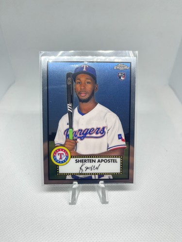 2021 Topps Chrome Platinum Anniversary Sherten Apostel #95 card