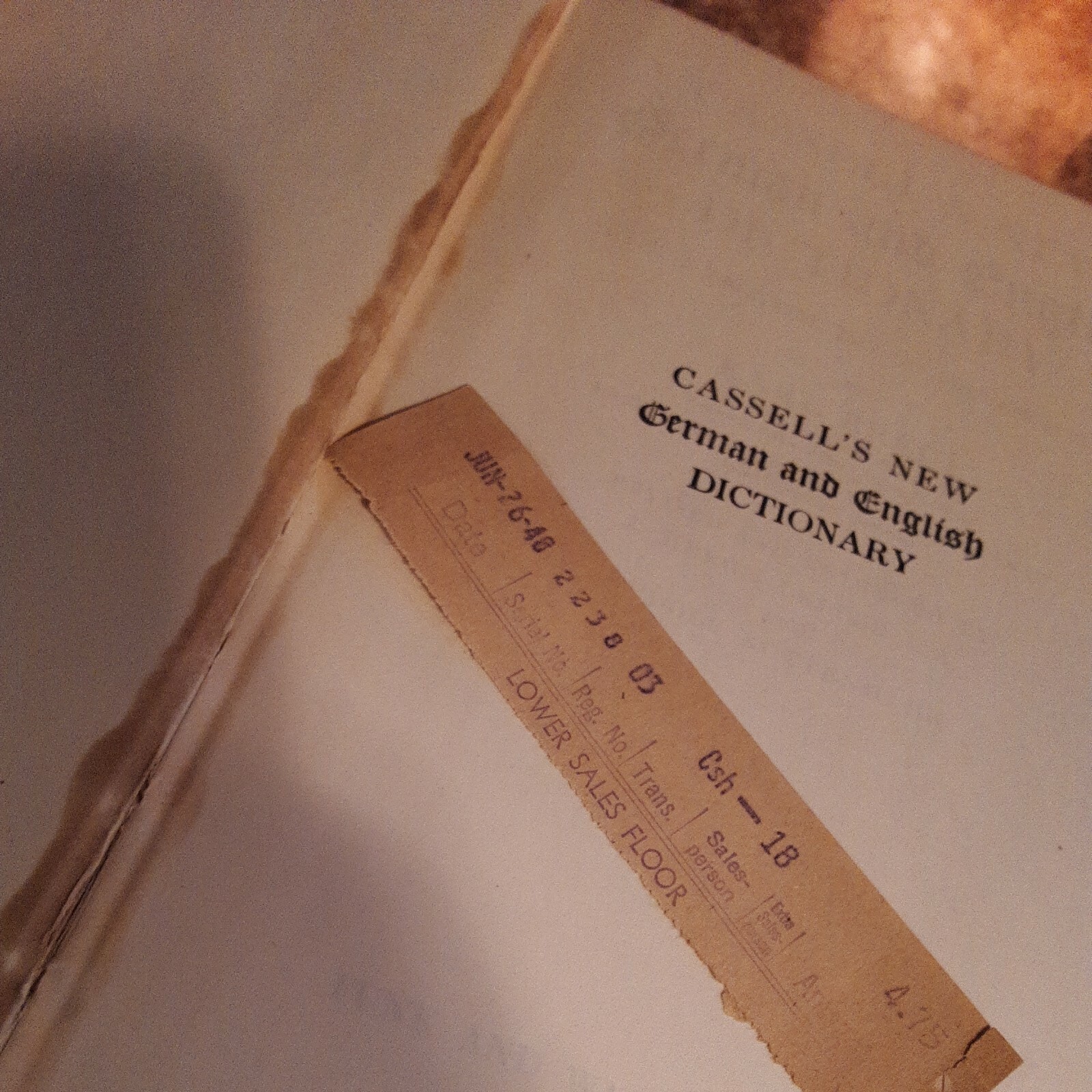 1939 THE NEW CASSELL'S GERMAN DICTIONARY GermanEnglish eBay