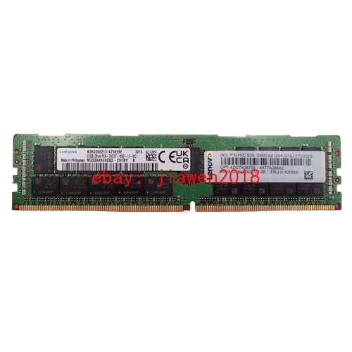 Lenovo 32GB 2Rx4 PC4-2933Y TruDDR4 REG ECC Server Memory 01KR355 4ZC7A08709 - 第 1/4 張圖片