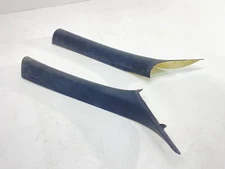 BMW E63 645 650 M6 Coupe Left Right A Pillar Trim Cover Black Alcantara Set OEM✅