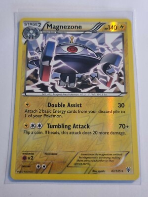 Magnezone 47/135 Pokemon Karte Black & White Plasma Storm Rare Reverse Holo