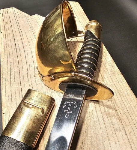 36" Antique Style 1860 US Naval Cutlass Heavy Calvary Saber Sword