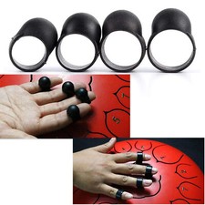 4 Pcs Tongue Drum Finger Picks Sleeve Set Finger Sleeve Handpan for Drum L4U7