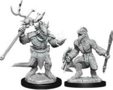 Lizardfolk  Lizardfolk Shaman -D D Nolzur's Marvelous Miniatures -W12 WZK90074