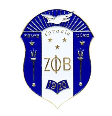 Zeta Phi Beta Sorority Die-Cut Car Badge-Crest-New!