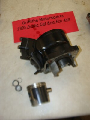 1995 ARCTIC CAT Sno Pro 440 L/C zr cylinder piston rings top end pv block off pl