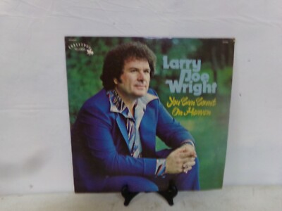 Country  Lp Larry Joe Wright You Can Count On Heaven On Challenge Records