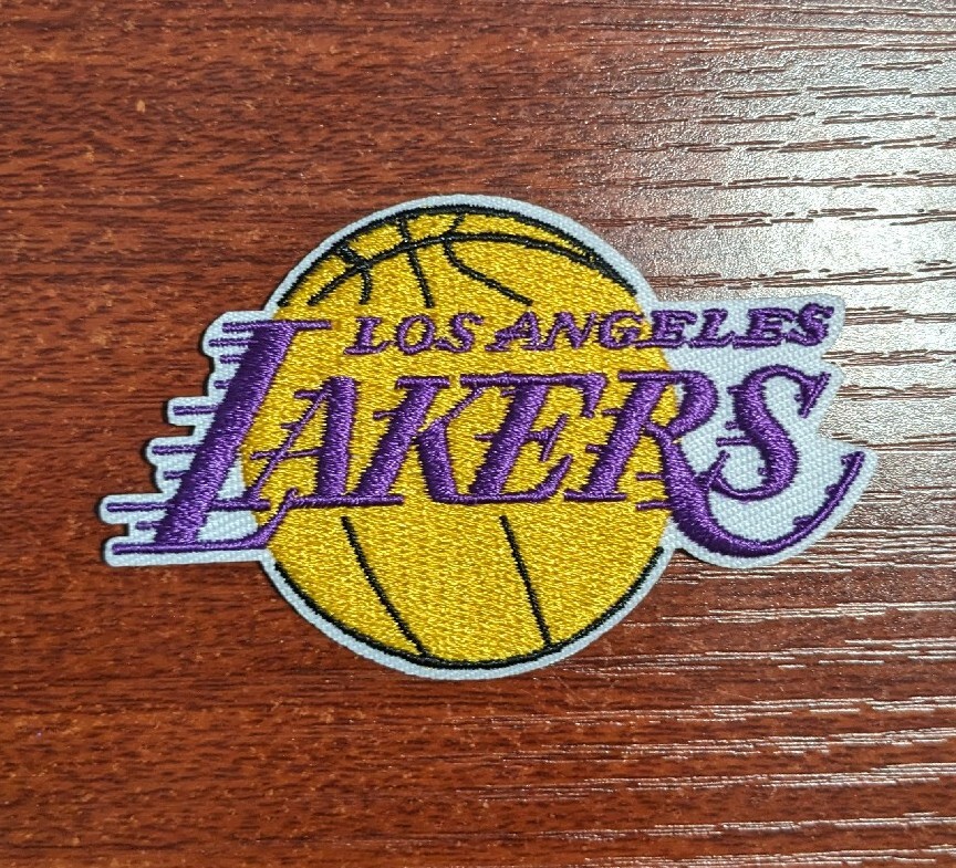 Los Angeles Lakers Patch NBA Basketball Sports League Embroidered Iron On 3x2
