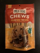 Milk-Bone Chicken Cheesy Flavor Twists, Rawhide Free, 1 Bag Of 20 Chews