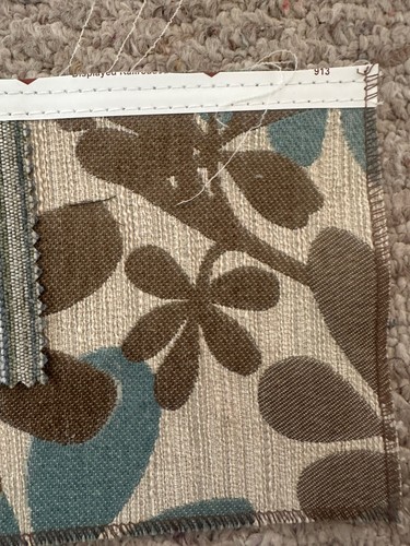 Lot of 19 Charlotte Upholstery Fabric Samples – Leaf & Floral Patterns ~13x6 - Picture 13 of 23