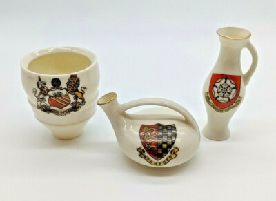 #ad #ad WH Goss Carlton Vintage Miniature Souvenir Lot x3 Stamford Manchester Yorkshire $12.00