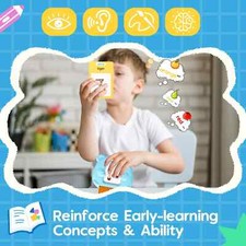 Talking Flash Cards with 224 Sight Words Montessori Sensory Toys, Gift for Kids