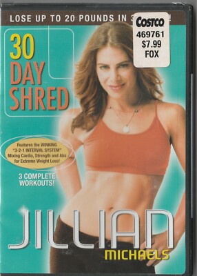 Jillian Michaels: 30 Day Shred (DVD, 2008) New Sealed 