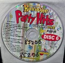 8520-6      PARTY HITS     CHARTBUSTER  KARAOKE CDGS LOT OH
