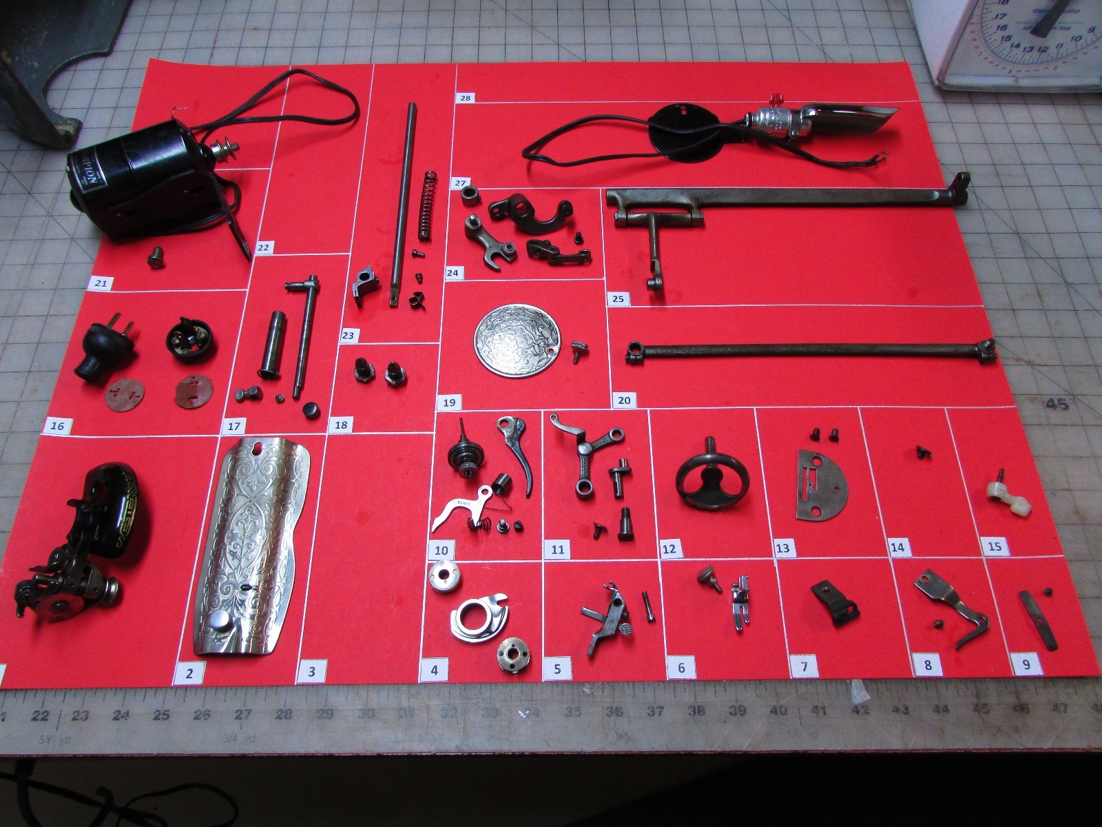 Vintage Singer Sewing Machine Model 66 NonReversing Choose Your Parts eBay