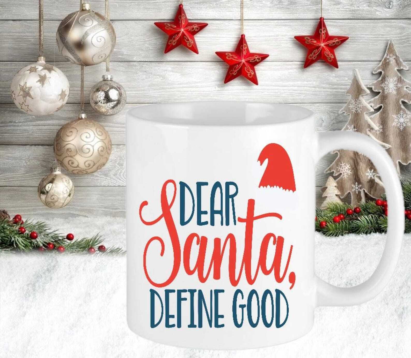 Christmas Personalised Mug Gift Present Funny Christmas Hot Chocolate Tea Coffee