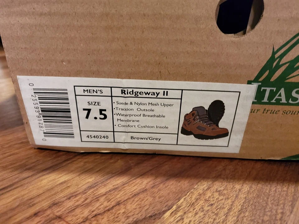 Men's Size 7.5 ITASCA Ridgeway II Waterproof Hiking Work Boot +box FREE SHIP - Image 2 of 4