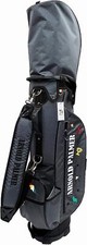 ARNOLD PALMER Golf Men's Stand Caddy Bag 9 x 46 inch 2.5kg Gray APCB-27S New