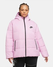 NIKE SPORTSWEAR SYNTHETIC-FILL JACKET BEYOND PINK,BLK DA2046-680 WOMENS SIZE 1X