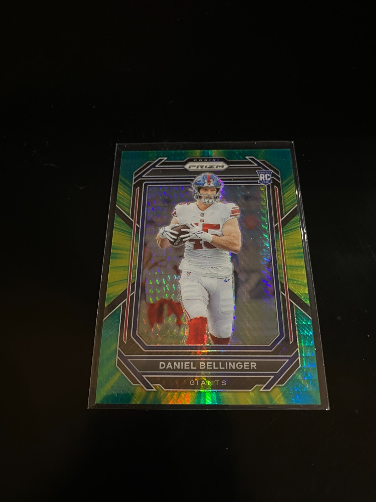 Daniel Bellinger 2022 Panini Prizm Hyper Prizm /175 RC Giants 364