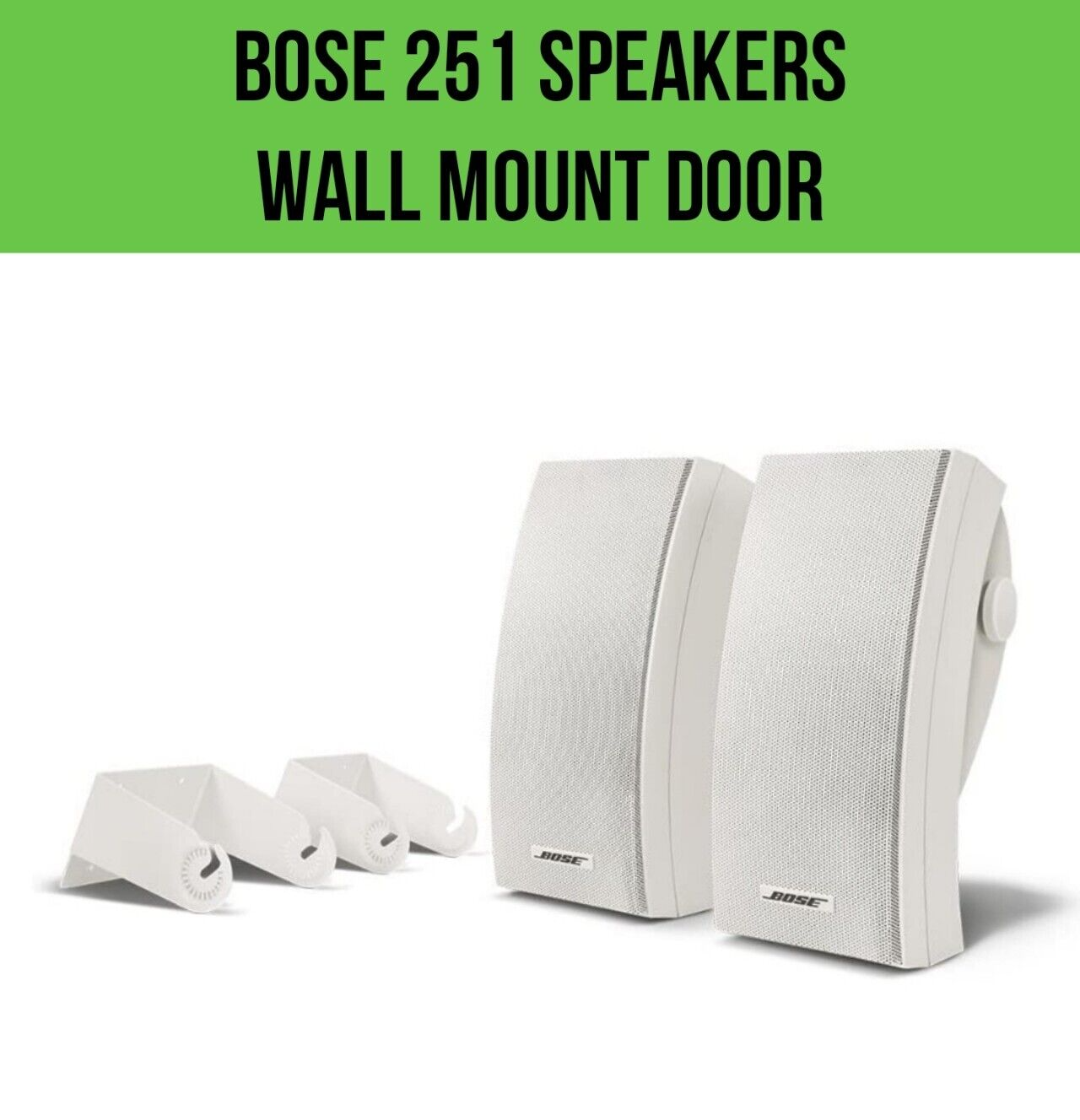 Bose 251 Outdoor Environmental Speakers - White for sale online 
