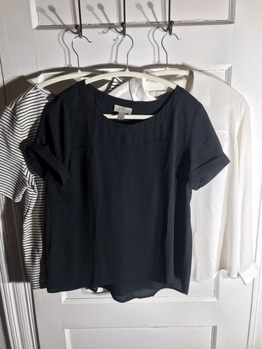 ann taylor loft petite tops