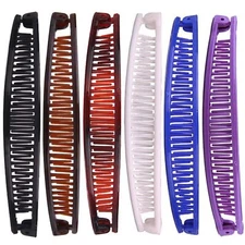 Banana Clips Hair for Women Vintage Large Bananas Hair Clip for Thick Fine