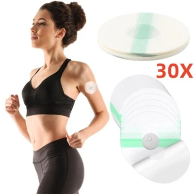 MARKENLOS 30 stück Pflaster für Freestyle Libre 3 Wasserfest Sensor Fixierpflastern Sport