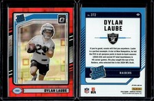 2024 Panini Donruss Football Red Pandora Rated Rookie #372 Dylan Laube