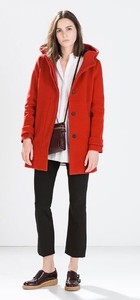 zara duffle coat womens