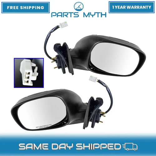 New Power Chrome & Mirrors Pair Set For 2000-2006 Toyota Tundra