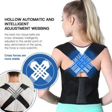 Back Brace Posture Corrector for Women and Men, Shoulder Straightener Adjustable