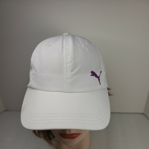 Puma Hat White And Purple Adjustable 