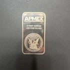 APMEX Eagle American Precious Metal Exchange 5 oz 999 Silver Bar Proof Rectangle