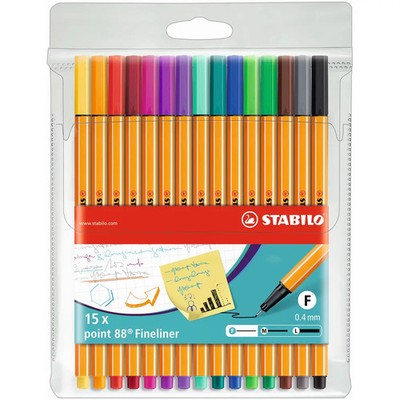 Fineliner STABILO  point 88  walletFineliner STABILO  point 88  Etui