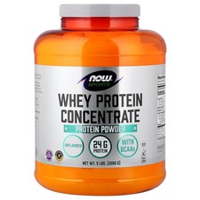 Sports, Whey Protein Concentrate Protein Powder, Unflavored, 5 lbs (2268 g) 16.99 per gallon