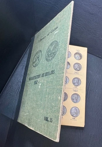 Washington Silver Quarter Set, 1932-1964 Complete in book. Key Dates G-VF