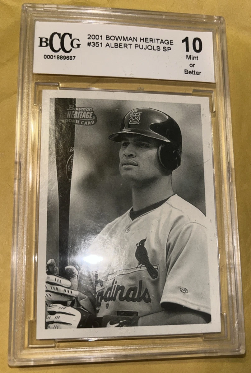 Albert Pujols Bowman Beckett Collectors Club Grading (BCCG