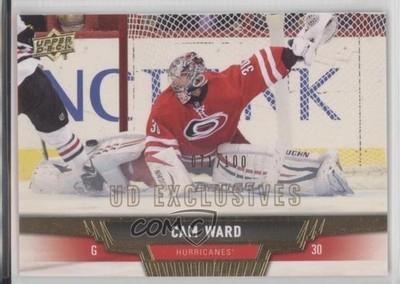2013-14 Upper Deck UD Exclusives /100 Cam Ward #391 0h6w