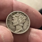 1944  Silver Mercury Dime