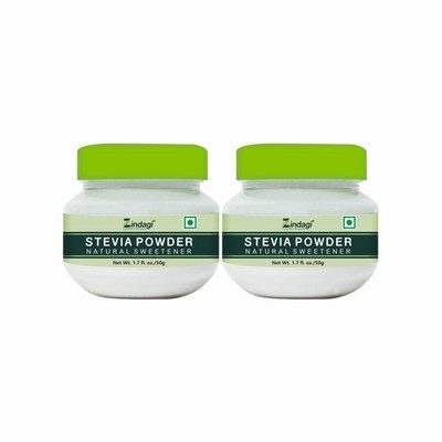Zindagi Stevia Powder Sugar | Zero Calorie & Sugar Free Sweetener | 100gm