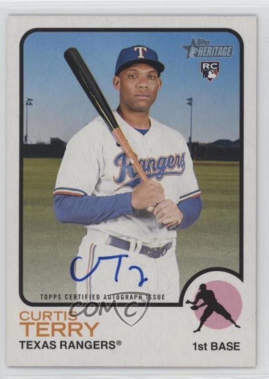 2022 Topps Heritage Real One Auto Curtis Terry #ROA-CT Auto 05l9