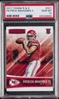 2017 PANINI ROOKIES & STARS #201 PATRICK MAHOMES II ROOKIE RC PSA 10