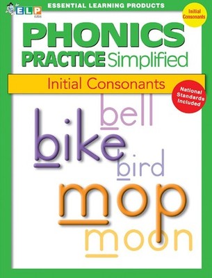 Essential Learning Products Phonics Practice Simplified Initial Consonants B...