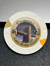 Super Sharp Cleopatras Cable Bridge Casino Poker Chip Washington Gambling Super Sharp Cleopatras Cable Bridge Casino Poker Chip Washington Gambling